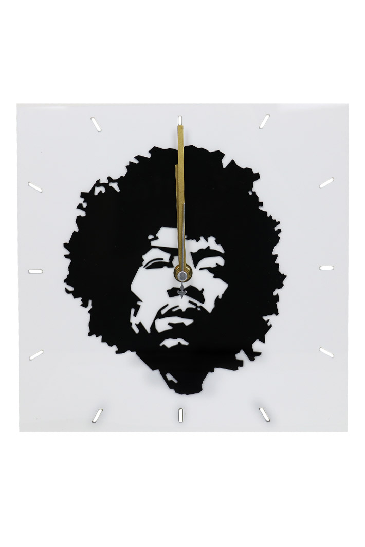 Часы настенные Jimi Hendrix - фото 1 - rockbunker.ru