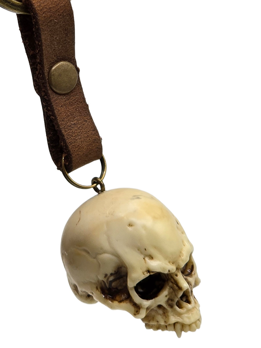 Брелок Череп Вампира Без Челюсти - фото 1 - rockbunker.ru