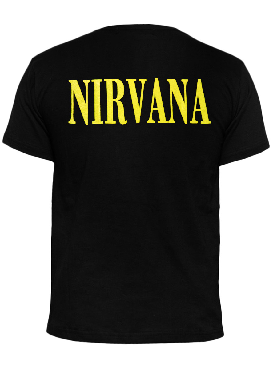 Футболка RockMerch Nirvana Smiles - фото 4 - rockbunker.ru