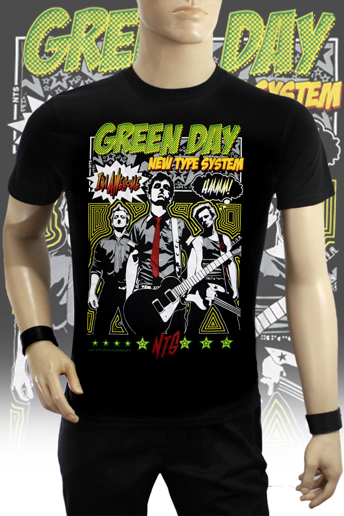 Футболка New Type System Green Day - фото 1 - rockbunker.ru