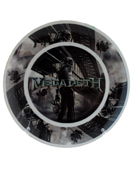 Блюдце RockMerch Megadeth - фото 1 - rockbunker.ru