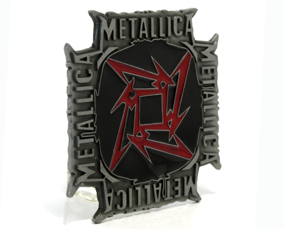 Пряжка Metallica - фото 2 - rockbunker.ru