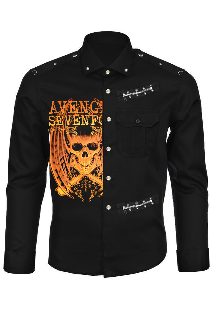 Рубашка Avenged Sevenfold - фото 1 - rockbunker.ru
