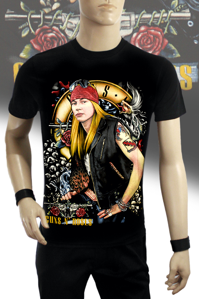 Футболка Metal Heaven Guns n Roses Axl Rose - фото 1 - rockbunker.ru