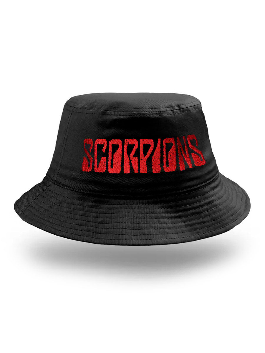 Панама Scorpions черная - фото 1 - rockbunker.ru