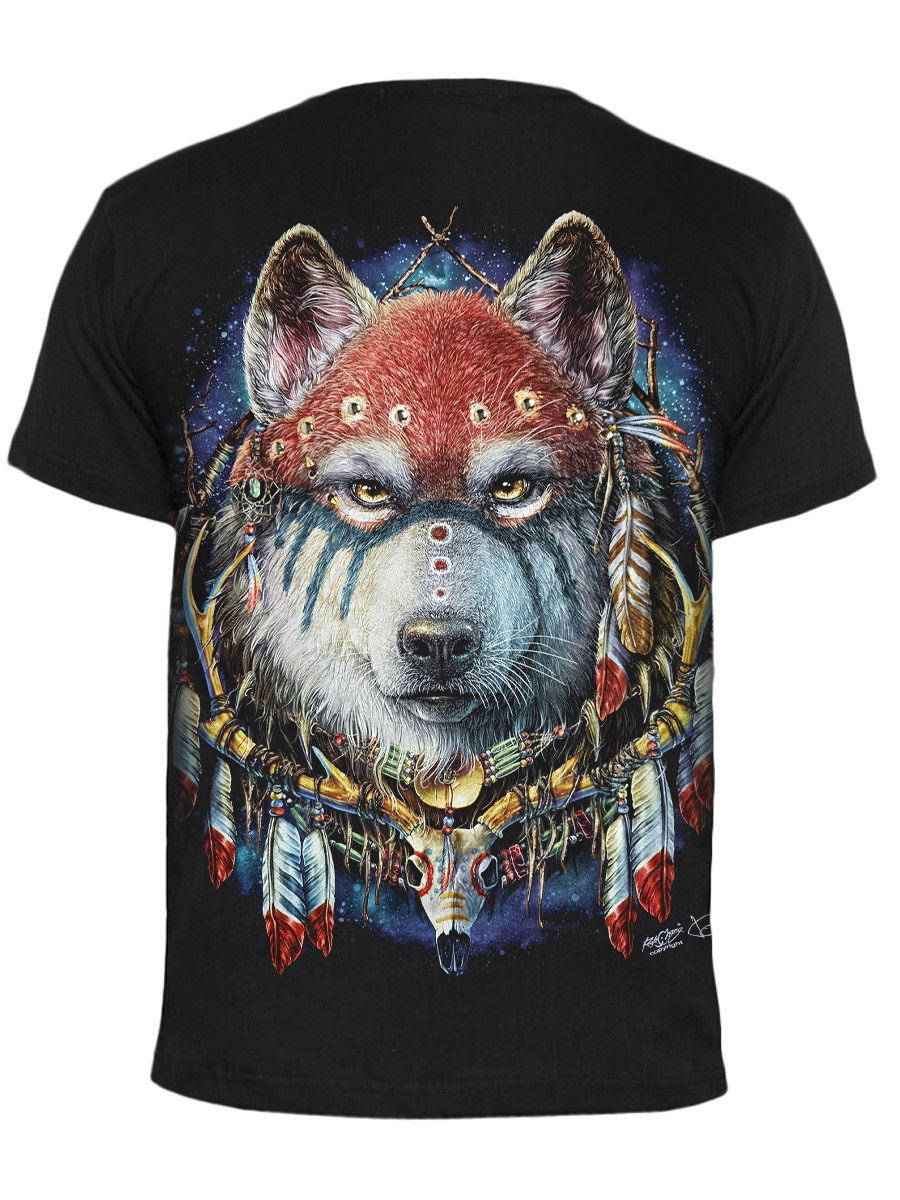 Футболка Rock Chang Wolf Spirit - фото 3 - rockbunker.ru