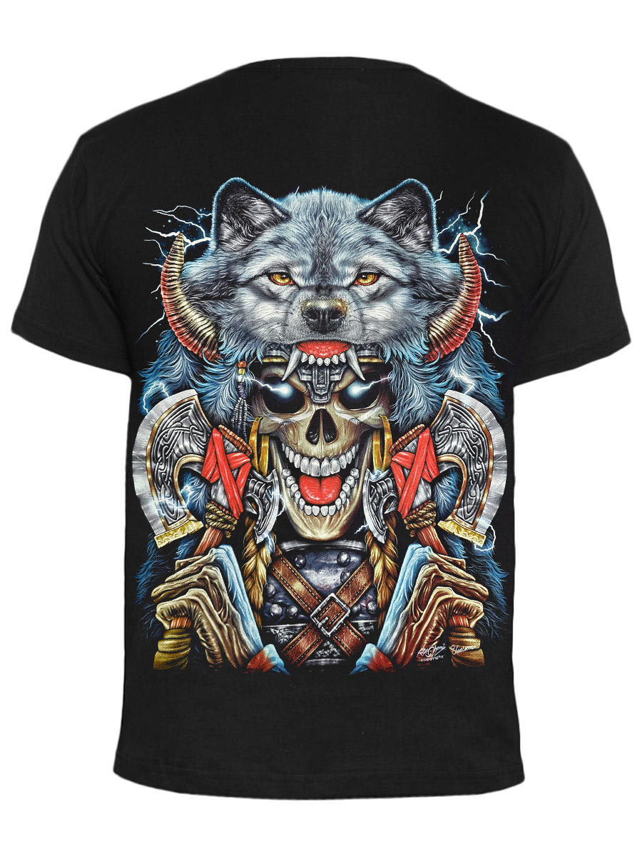 Футболка Rock Chang Wolf Spirit Hood - фото 2 - rockbunker.ru