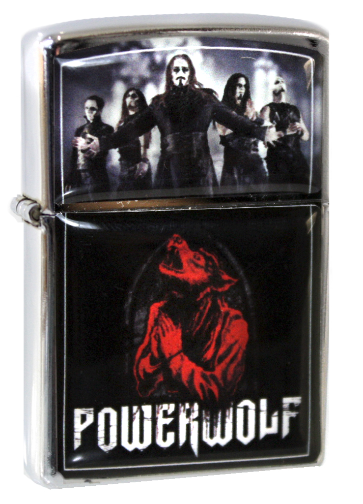 Зажигалка RockMerch Powerwolf Lupus Dei - фото 1 - rockbunker.ru