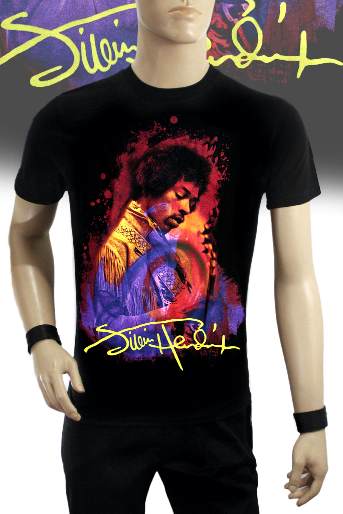 Футболка Jimi Hendrix с автографом - фото 1 - rockbunker.ru