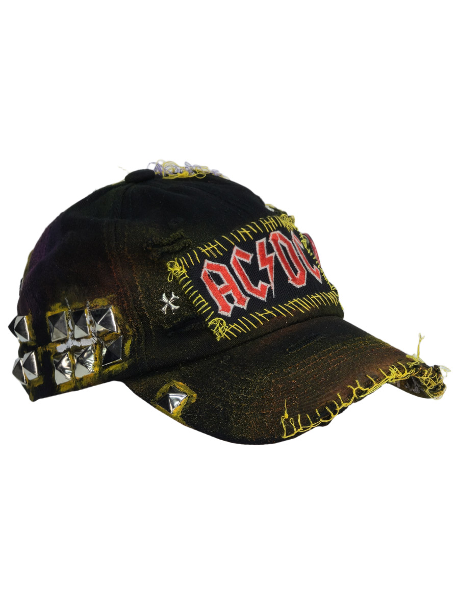 Кепка кастомная AC DC - фото 1 - rockbunker.ru