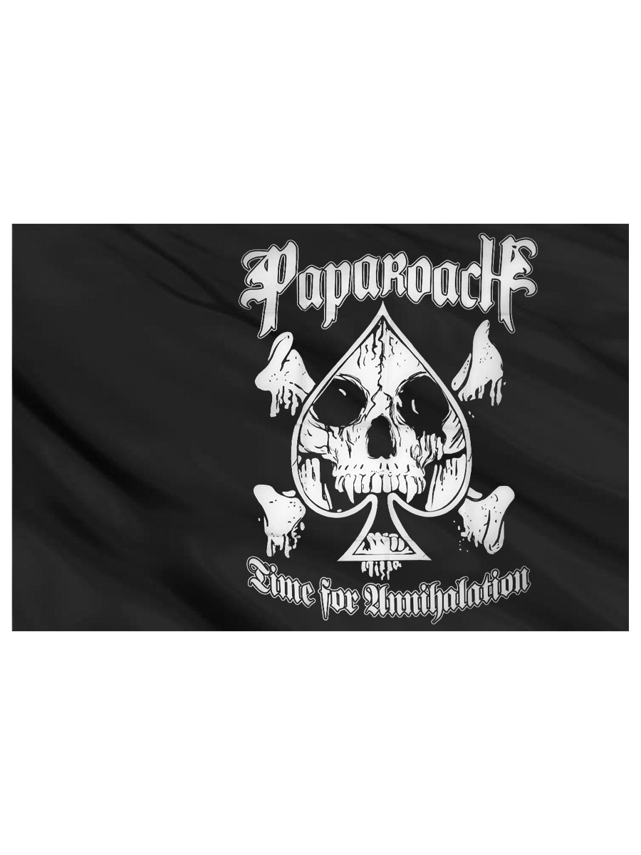 Флаг Papa Roach Time fot Annihilation - фото 2 - rockbunker.ru