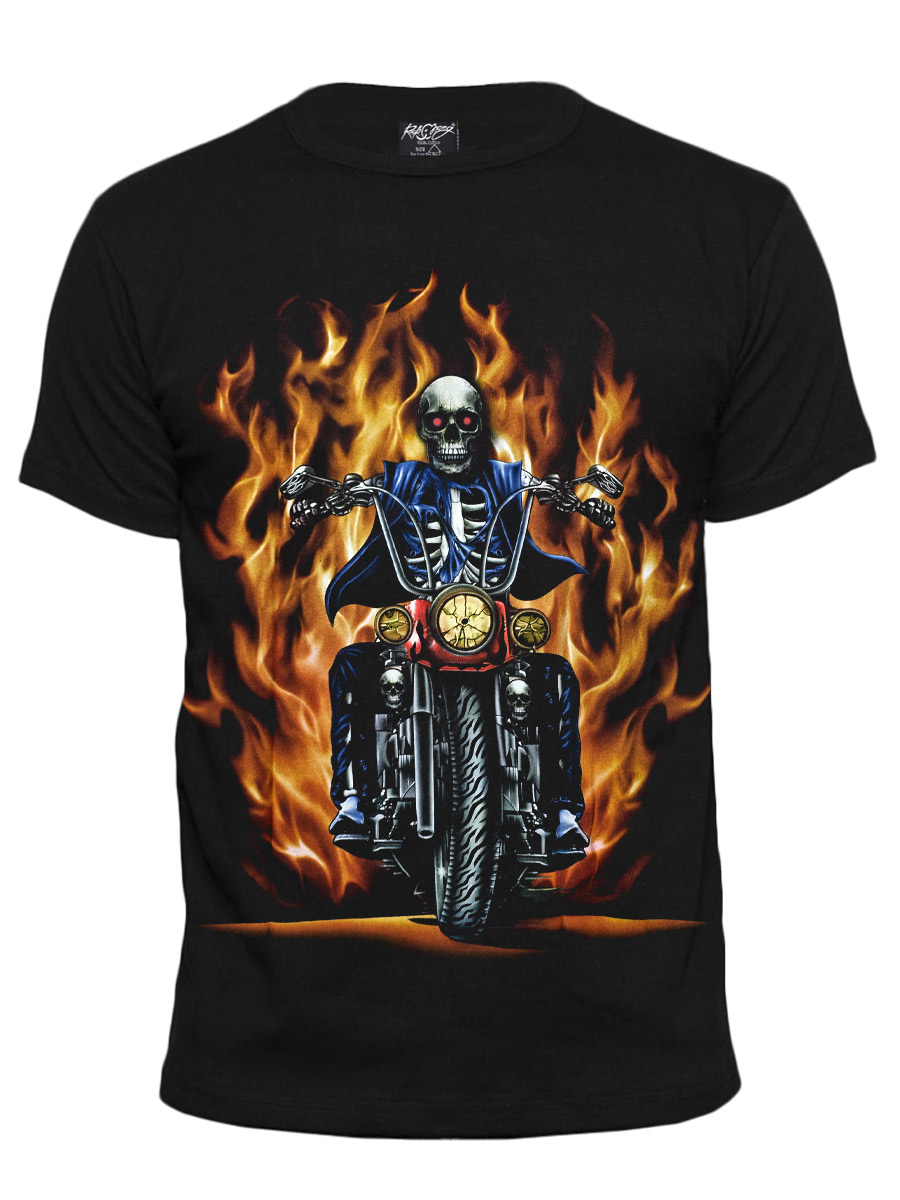 Футболка Rock Chang Призрачный Гонщик - фото 1 - rockbunker.ru