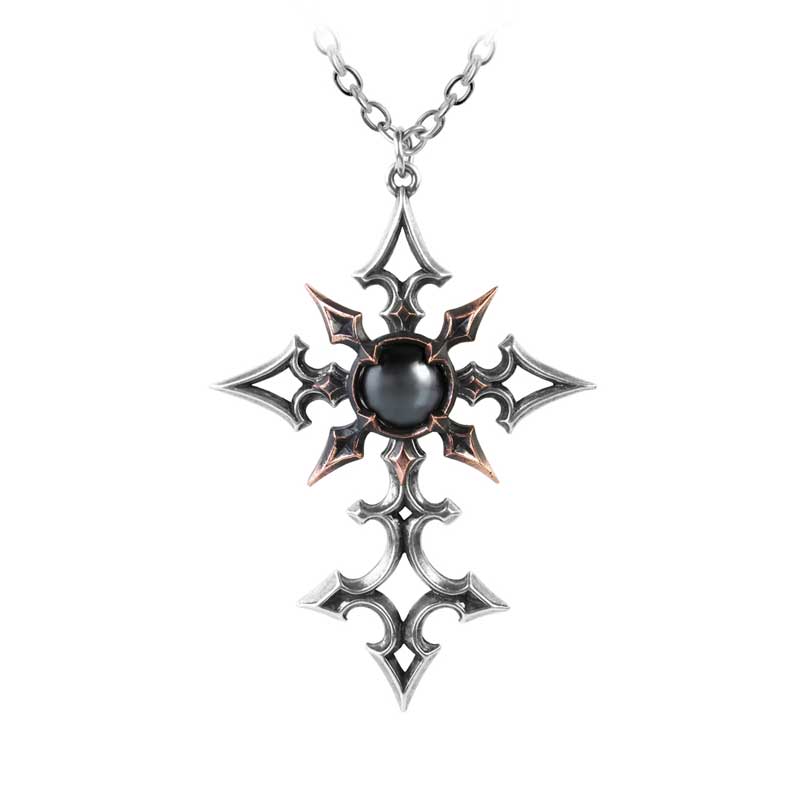 Кулон Alchemy Gothic P779 Chaosifix Cross - фото 1 - rockbunker.ru