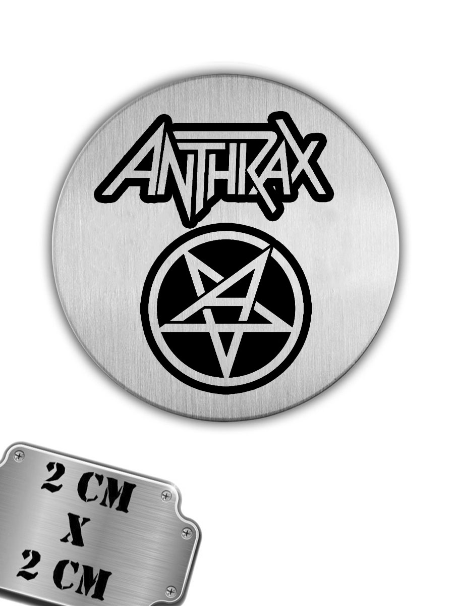 Значок-пин Anthrax - фото 1 - rockbunker.ru