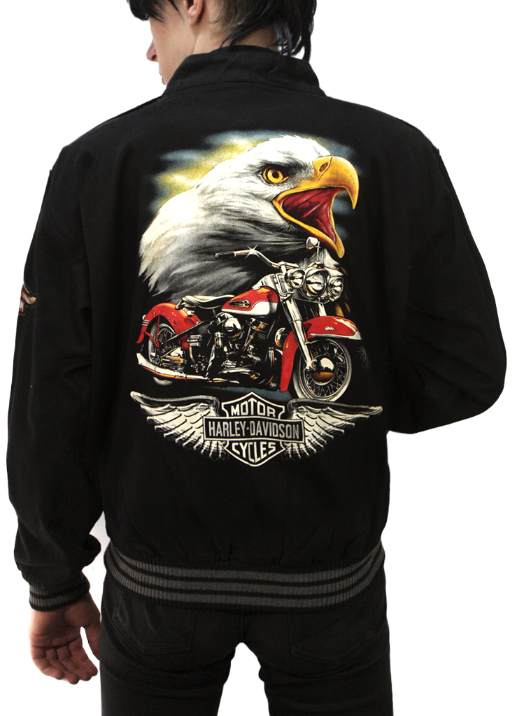 Куртка Harley-Davidson с орлом - фото 2 - rockbunker.ru