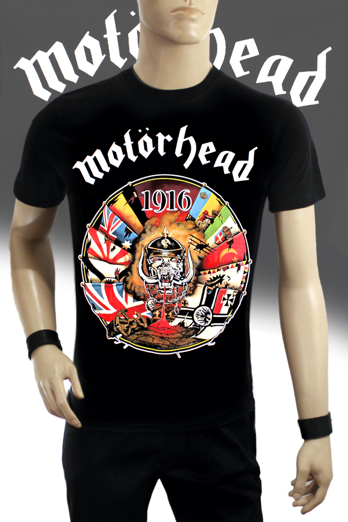 Футболка Motorhead 1916 - фото 1 - rockbunker.ru