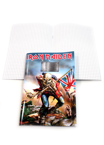 Тетрадь RockMerch Iron Maiden - фото 2 - rockbunker.ru