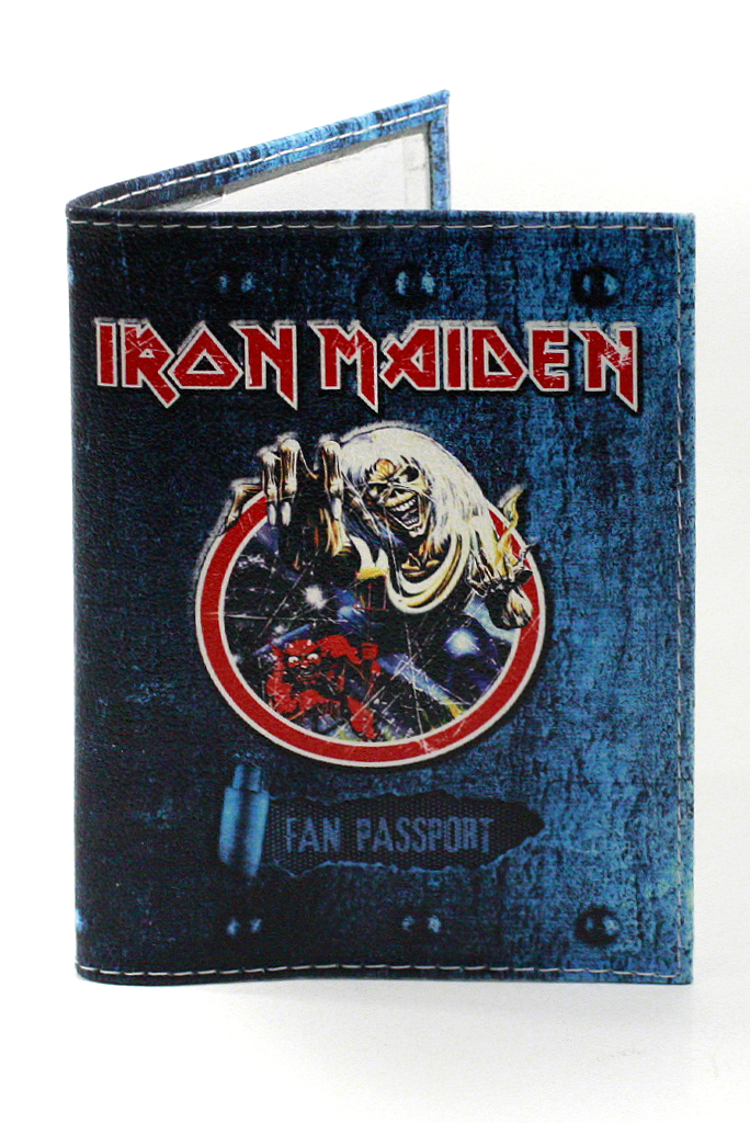 Обложка на паспорт RockMerch Iron Maiden - фото 1 - rockbunker.ru
