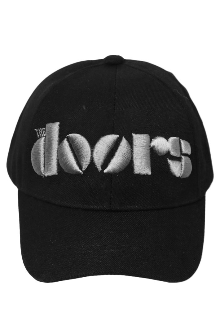 Бейсболка The Doors с 3D вышивкой серая - фото 2 - rockbunker.ru