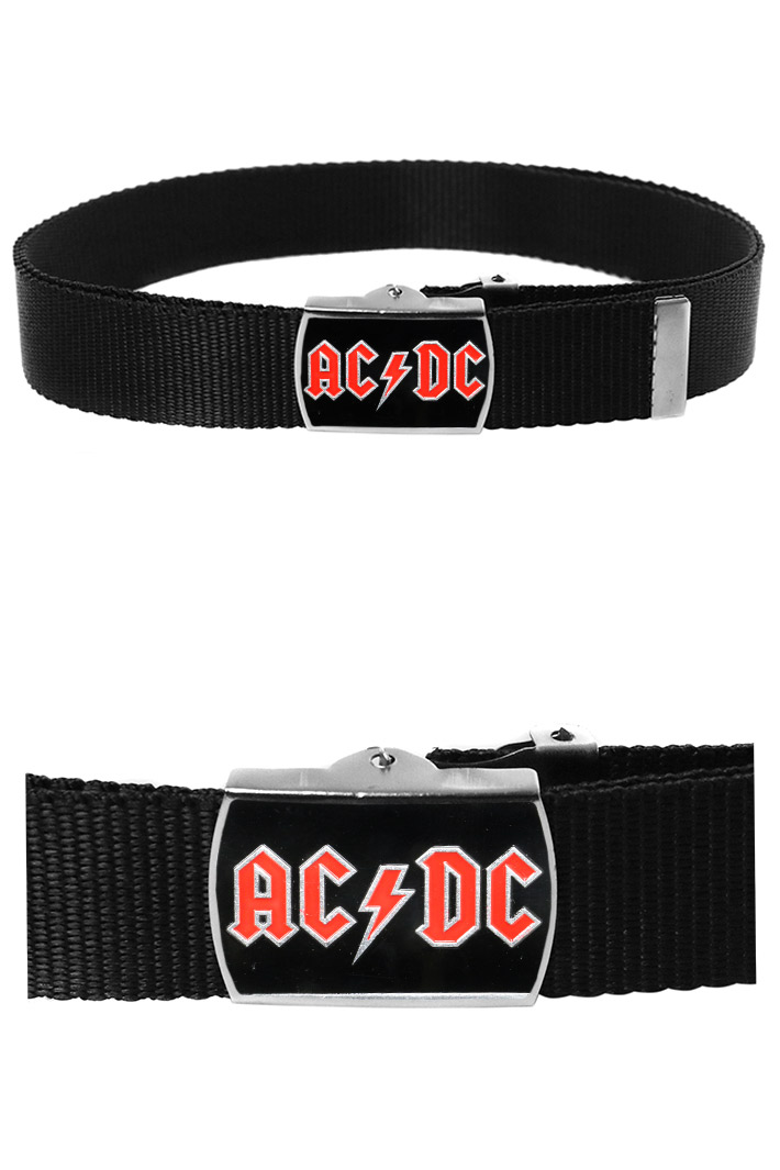 Ремень с пряжкой AC DC - фото 1 - rockbunker.ru