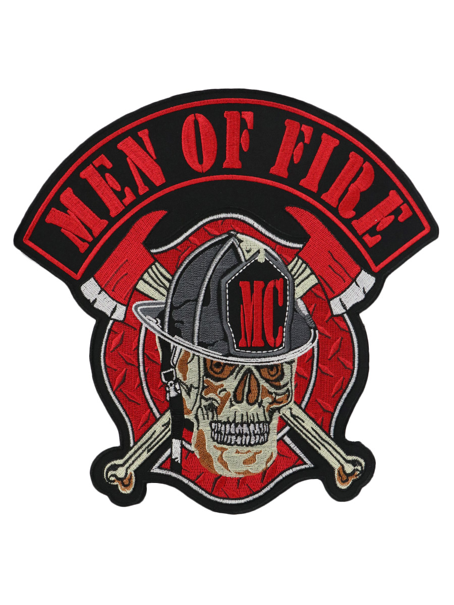 Термонашивка на спину Men of fire - фото 1 - rockbunker.ru