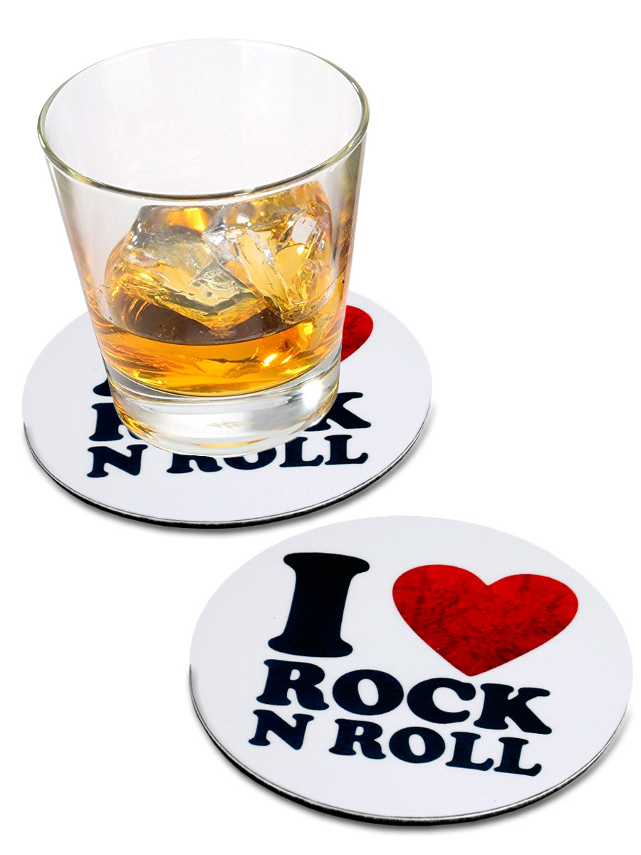 Костер-подставка I Love Rock N Roll - фото 1 - rockbunker.ru