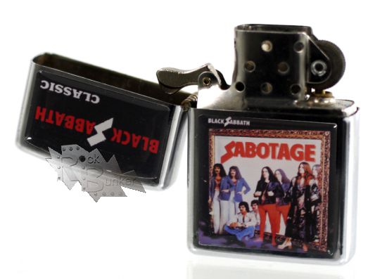 Зажигалка RockMerch Black Sabbath Sabotage - фото 2 - rockbunker.ru