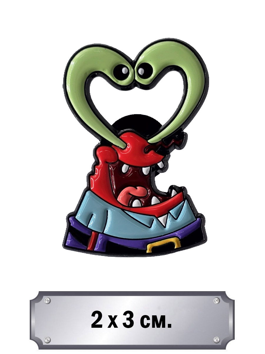 Значок Мистер Крабс - фото 1 - rockbunker.ru