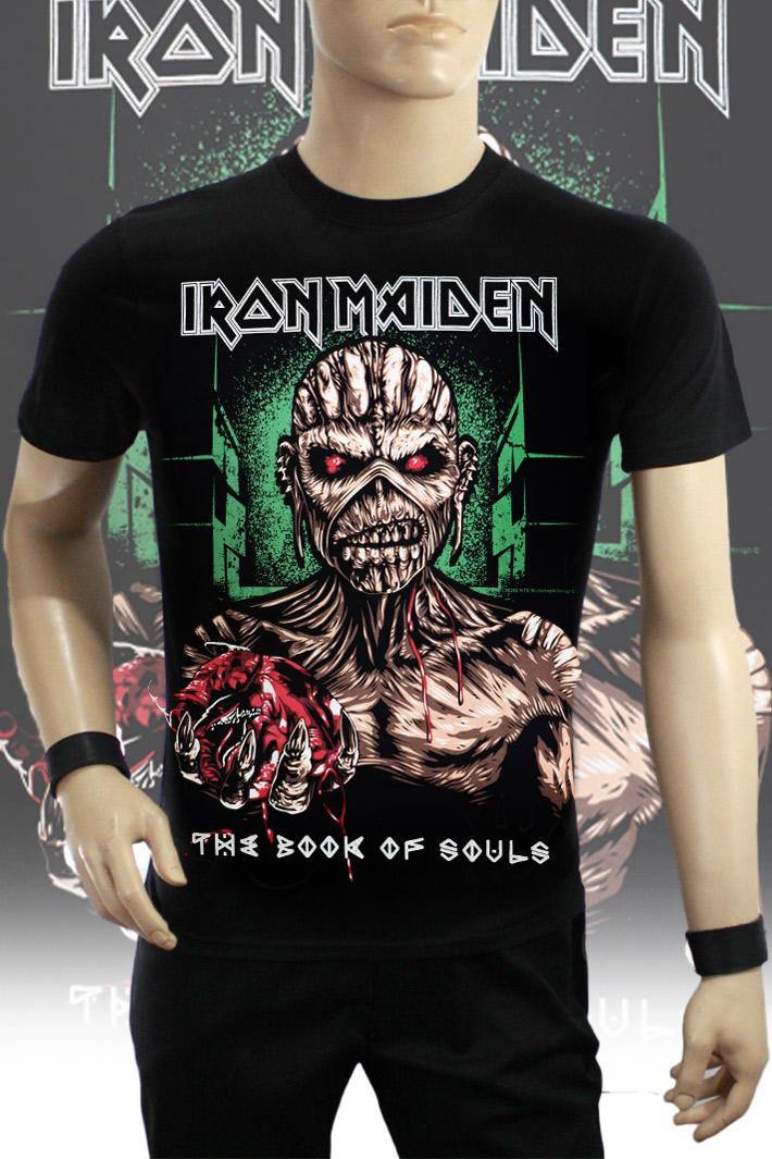 Футболка New Type System Iron Maiden The Book Of Souls - фото 1 - rockbunker.ru
