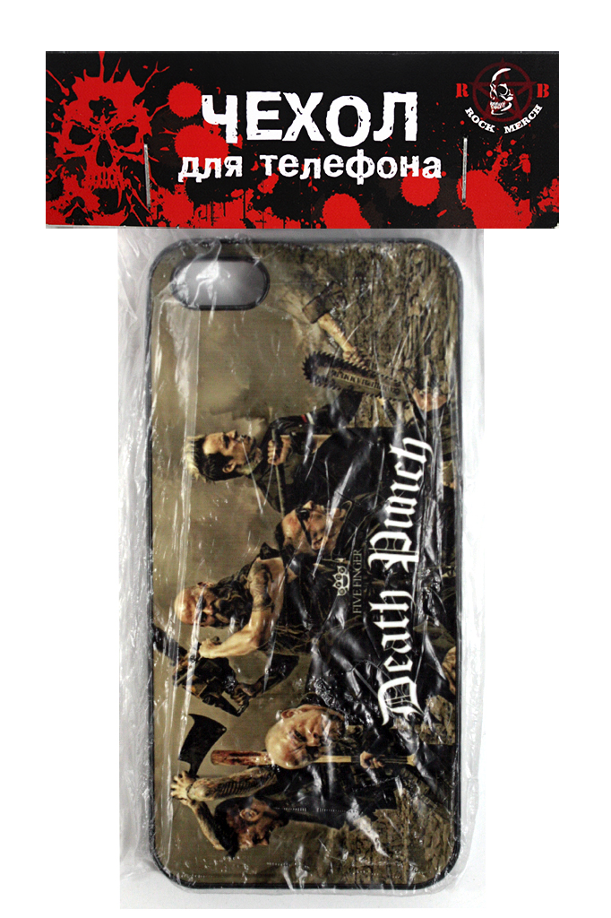 Чехол RockMerch для Apple iPhone 5 Finger Death Punch - фото 3 - rockbunker.ru