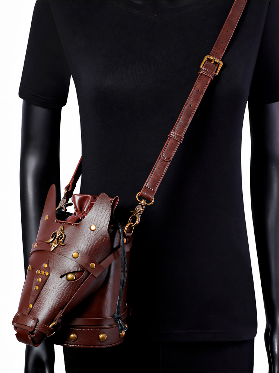 Сумка Стимпанк Голова Лошпди - фото 2 - rockbunker.ru