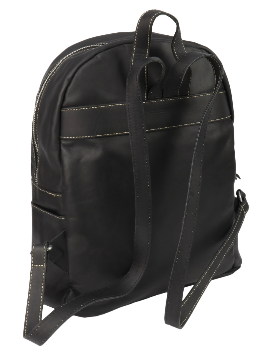 Рюкзак проклепанный с вышивкой череп - фото 2 - rockbunker.ru