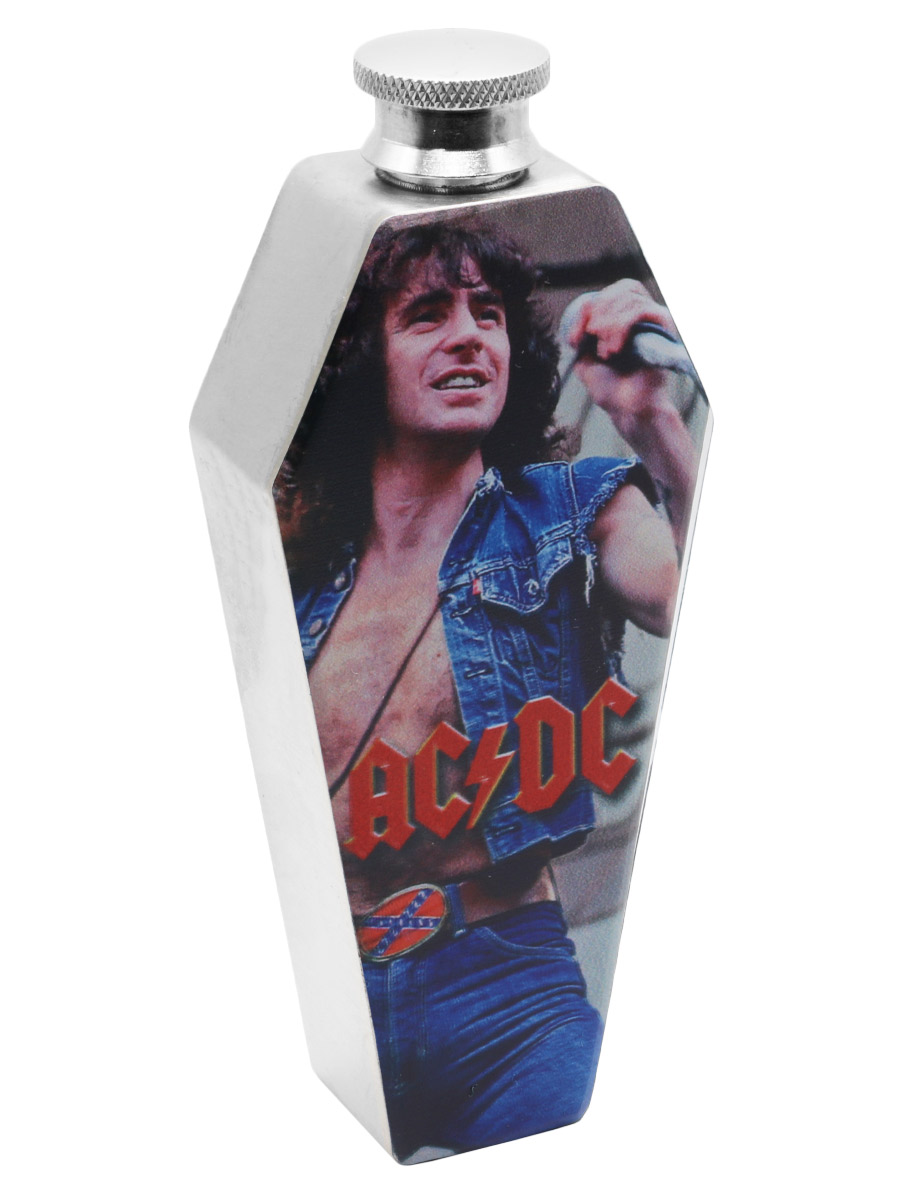 Фляга-Гроб RockMerch AC DC Bon Scott - фото 1 - rockbunker.ru