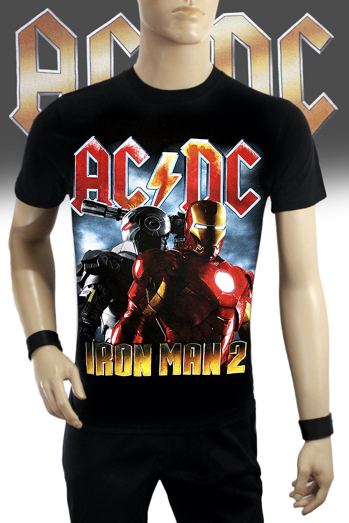 Футболка Hot Rock AC DC Iron Man - фото 1 - rockbunker.ru