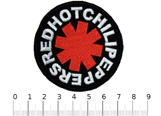 Нашивка RockMerch Red Hot Chili Peppers - фото 1 - rockbunker.ru