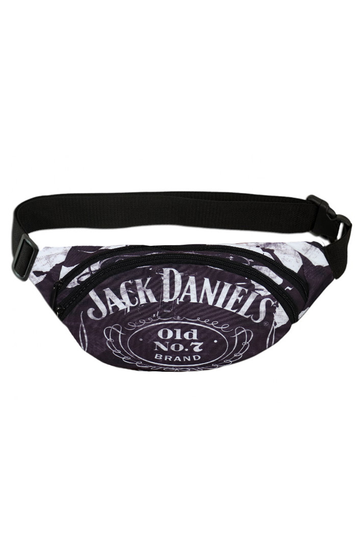 Сумка на пояс Full Print Jack Daniels - фото 1 - rockbunker.ru