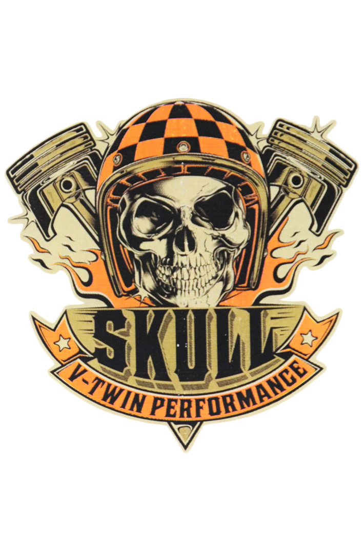 Наклейка-стикер Skull - фото 1 - rockbunker.ru