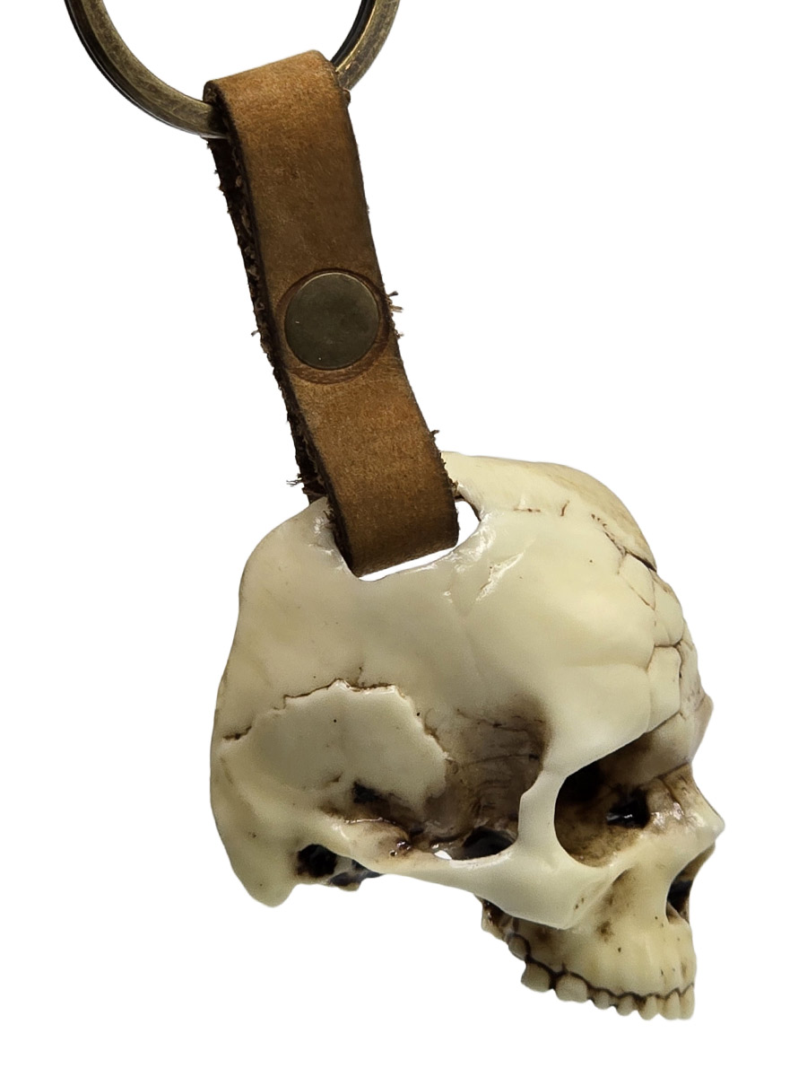Брелок Череп без Челюсти - фото 1 - rockbunker.ru