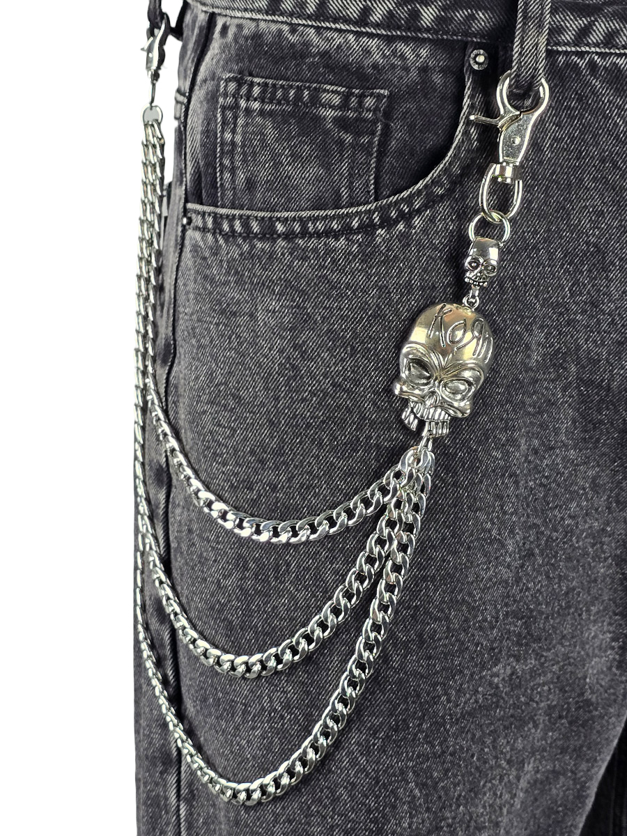 Цепь декоративная тройная Korn - фото 1 - rockbunker.ru