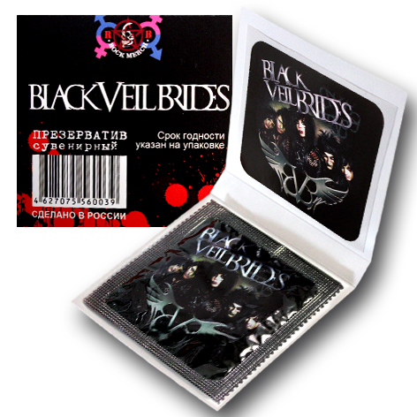 Презерватив RockMerch Black Veil Brides - фото 3 - rockbunker.ru