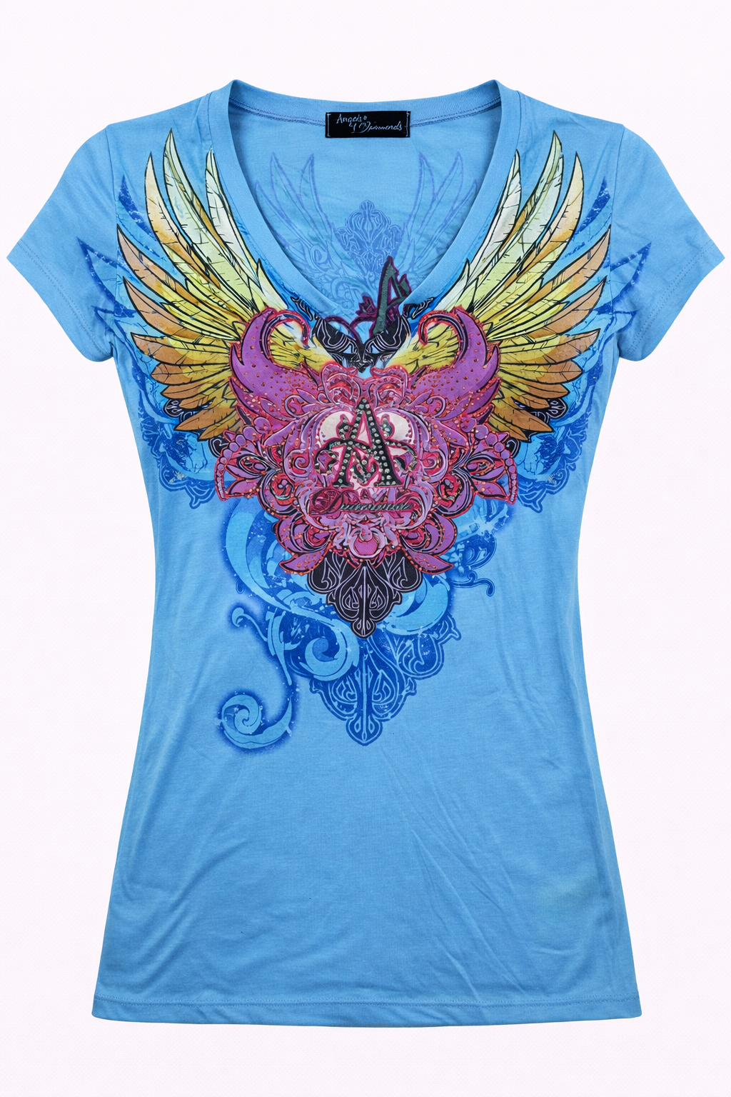 Футболка женская Xzavier AD241TQW-SE Wings Of Fire - фото 1 - rockbunker.ru