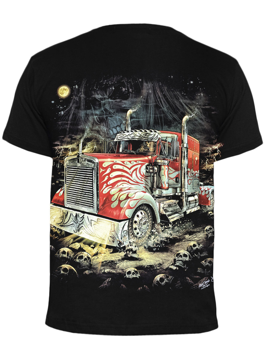 Футболка Rock Chang Череп На Траке - фото 2 - rockbunker.ru