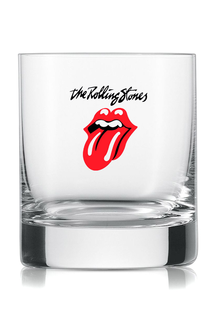 Стакан для виски Rock Merch Rolling Stones - фото 1 - rockbunker.ru