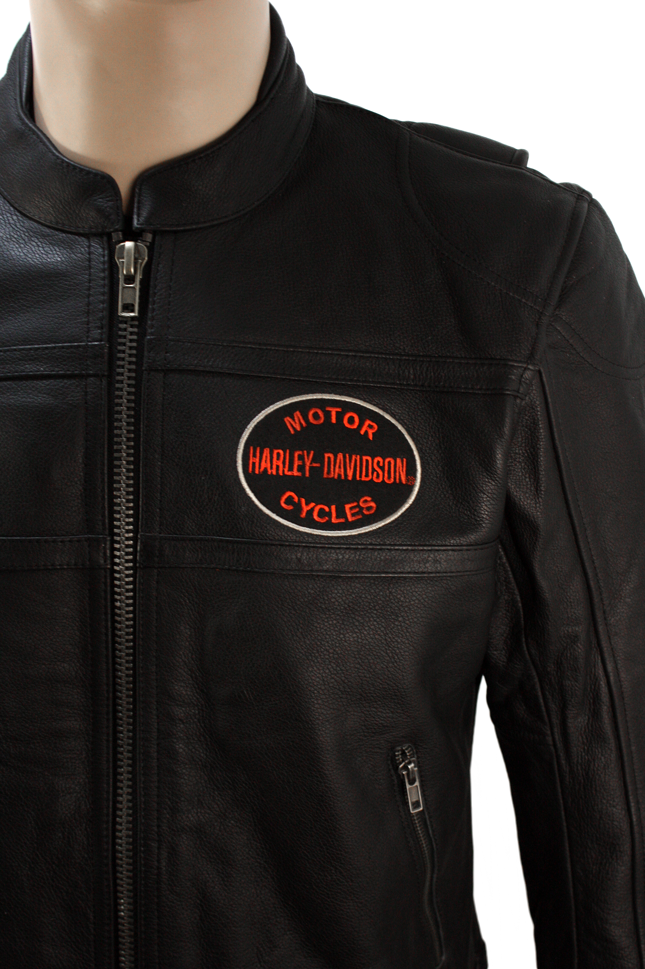 Куртка кожаная Harley-Davidson - фото 4 - rockbunker.ru