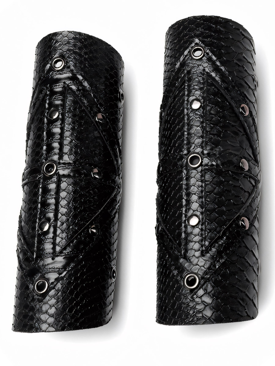 Наруч Стимпанк Крокодил Люверсы - фото 1 - rockbunker.ru