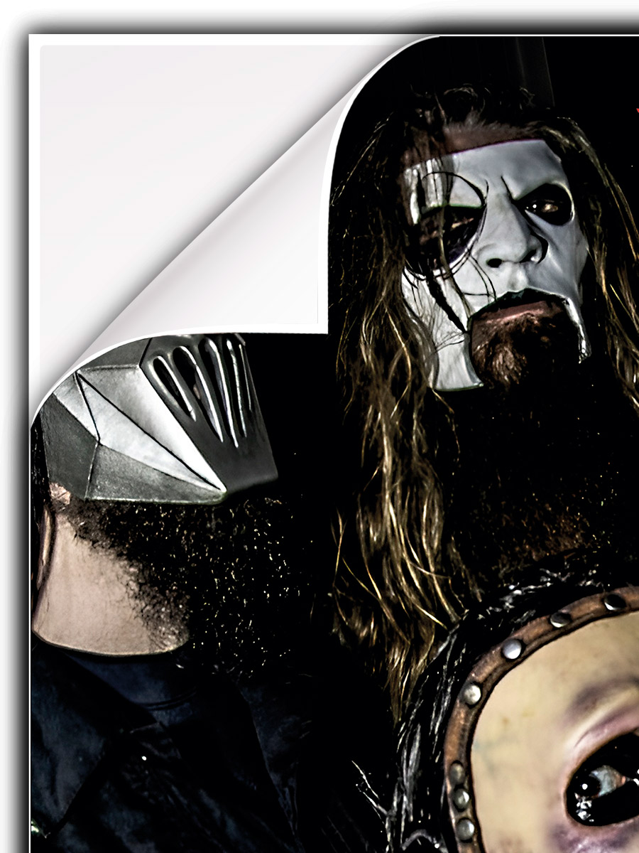 Плакат самоклеющийся на стену Slipknot - фото 3 - rockbunker.ru