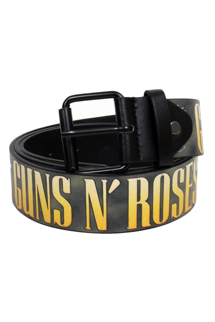 Ремень с аэрографией Guns n Roses - фото 1 - rockbunker.ru