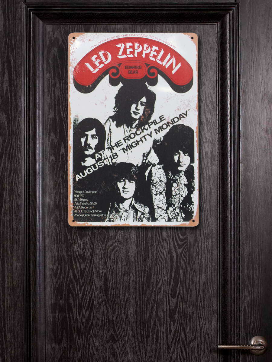 Табличка Led Zeppelin - фото 3 - rockbunker.ru