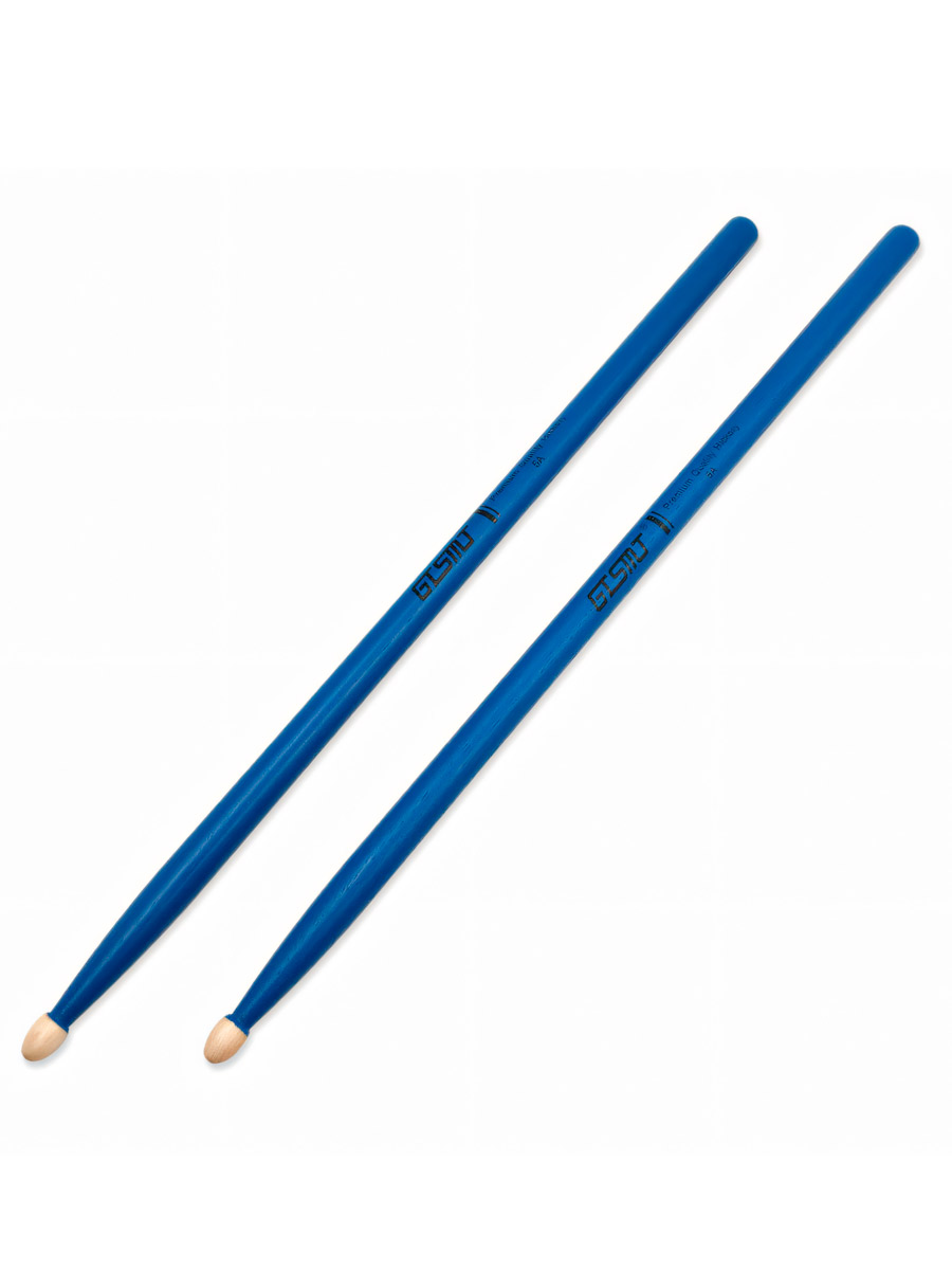Барабанные палочки GTSMT Синие - фото 1 - rockbunker.ru