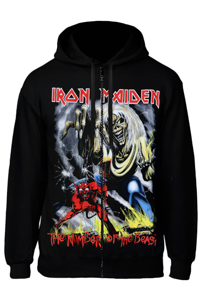 Толстовка Iron Maiden - фото 1 - rockbunker.ru